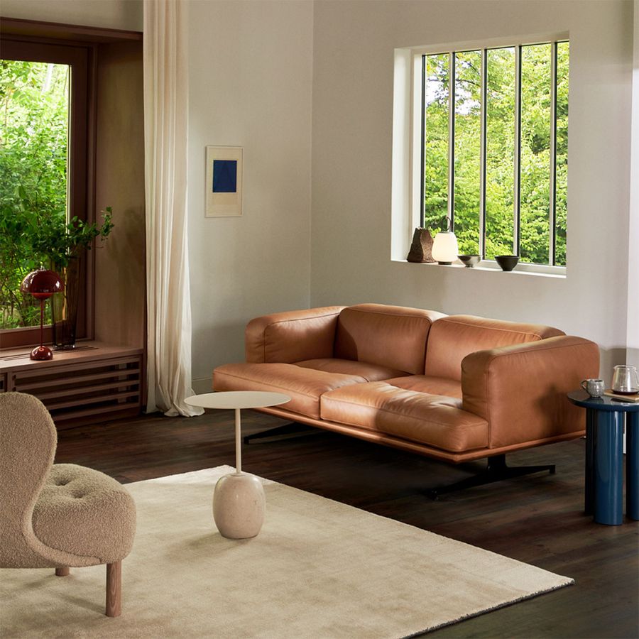 &Tradition - Inland Sofa AV22 2-seter Noble Leather Cognac