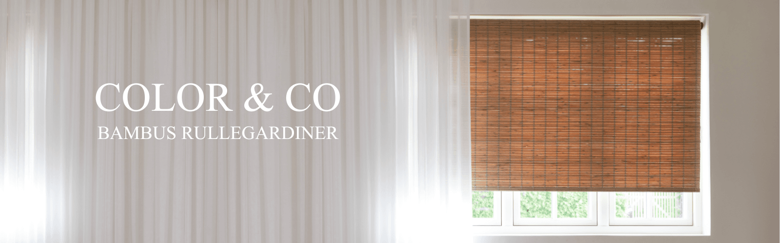 bambus rullegardiner, color&co, solskjerming