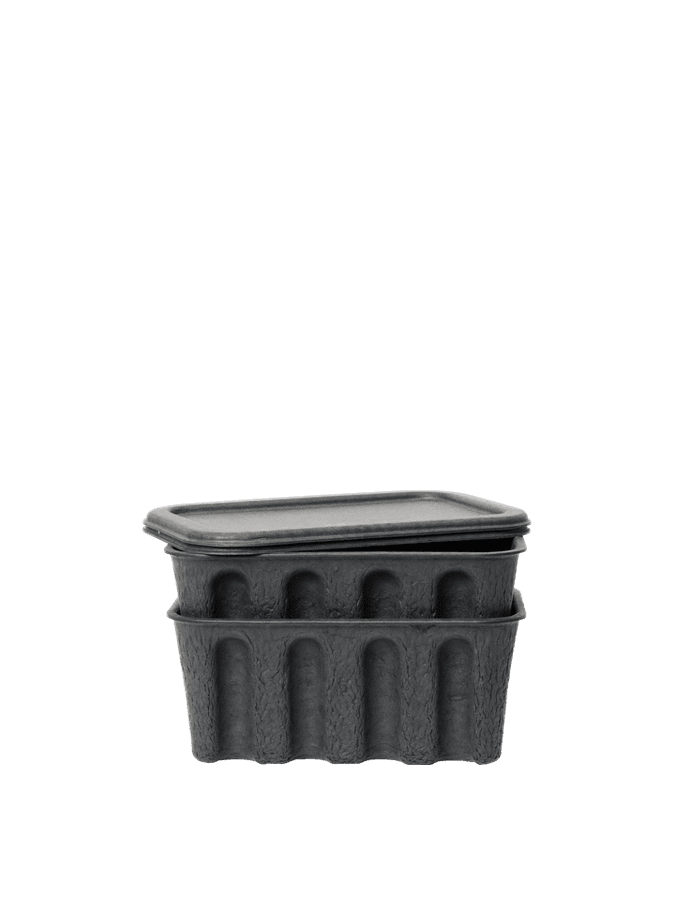 Ferm Living - Paper Pulp Box - Sett av 2 - Small